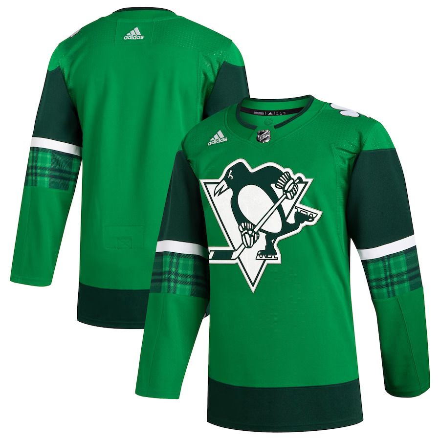 Men Pittsburgh Penguins adidas Kelly Green 2023 St. Patricks Day Primegreen Authentic NHL Jersey->customized nhl jersey->Custom Jersey